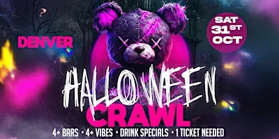 Denver's Haunted Hop 2026: Halloween Bar Crawl (Saturday, Oct 31)