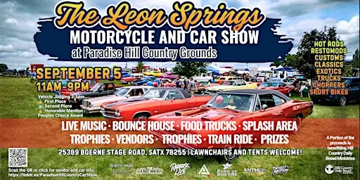 The Leon Springs Motorcycle and Car Show