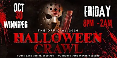 Winnipeg Halloween Bar Crawl — Halloween Friday, Fri, Oct 30