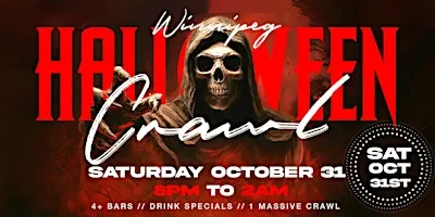 Winnipeg Halloween Bar Crawl — Halloween Saturday on Sat, Oct 31st
