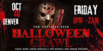 Denver Halloween Bar Crawl — Halloween Friday, Fri, Oct 30