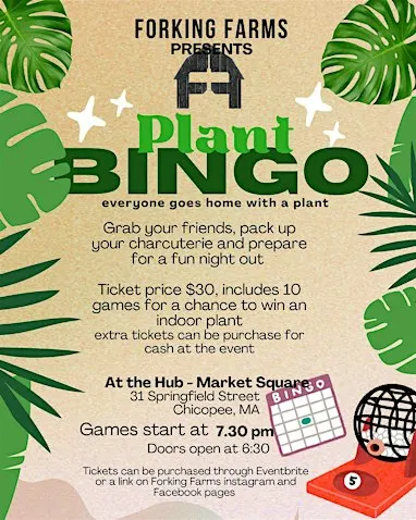 Forking Farms presents - Plant Bingo