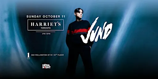 JUNO Toronto Debut — Thanksgiving Weekend Rooftop Day Party at Harriet’s