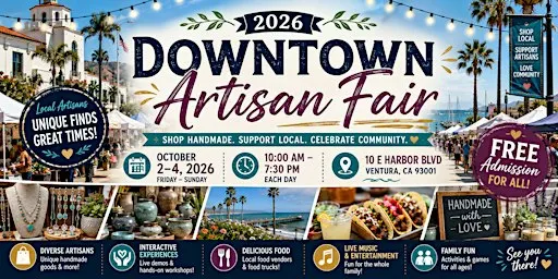 2026 Downtown Artisan Fair