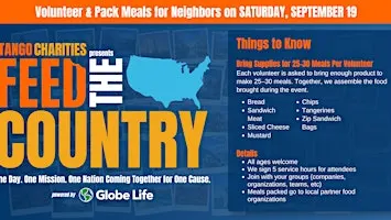 Feed The Country The Colony: A Nationwide Day of Volunteering