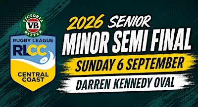 Rugby League Central Coast - 2026 Minor Semi Finals