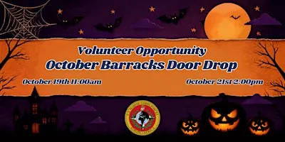Volunteer Opportunity: October Barracks Door Drop