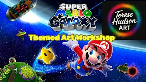 Super Mario Galaxy Themed Art Workshop