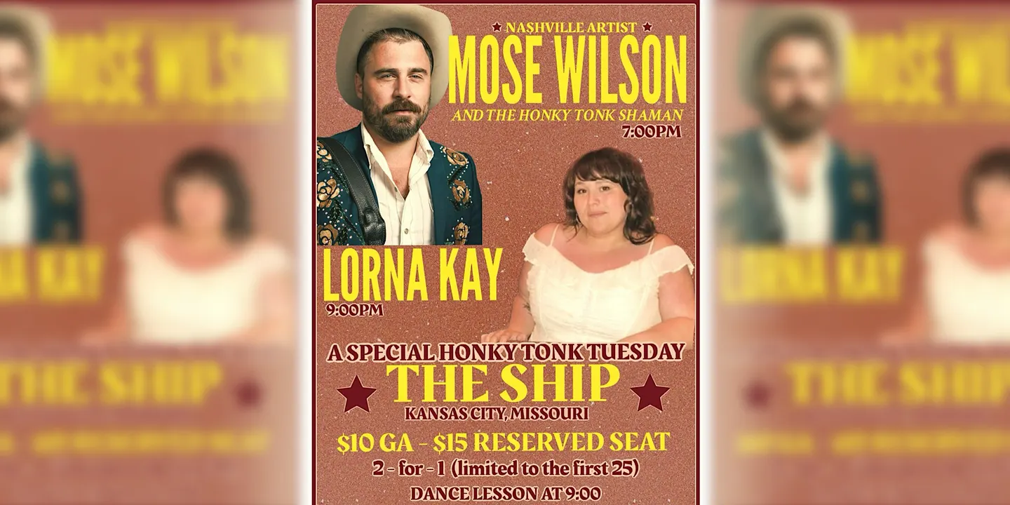Honky Tonk Tuesday*: Mose Wilson (early) w/ Lorna Kay (late)