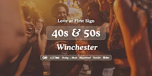 Winchester Singles Night, 40s & 50s | The Stable | Love at First Sign