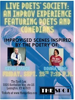 Live Poets' Society: An Improv Experience Featuring Poets and Comedians
