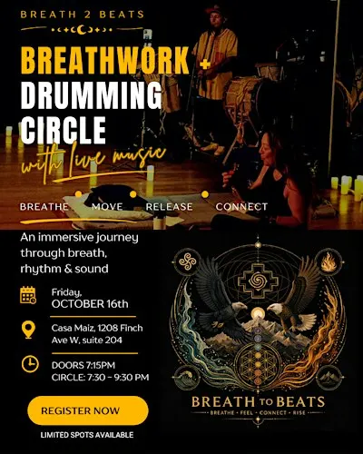 Breathwork + Drumming Circle