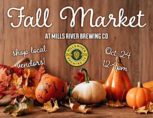 Fall Vendors Market at Mills River Brewing co!
