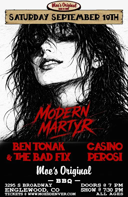 Modern Martyr + Ben Tonak & The Bad Fix + Casino Perosi