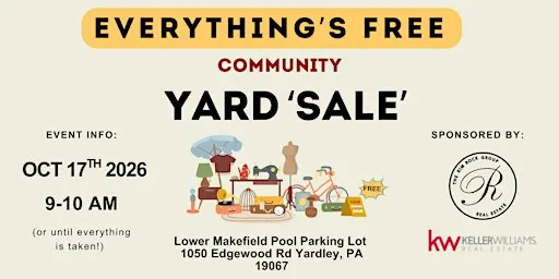 Everything's Free Community Yard 'Sale'