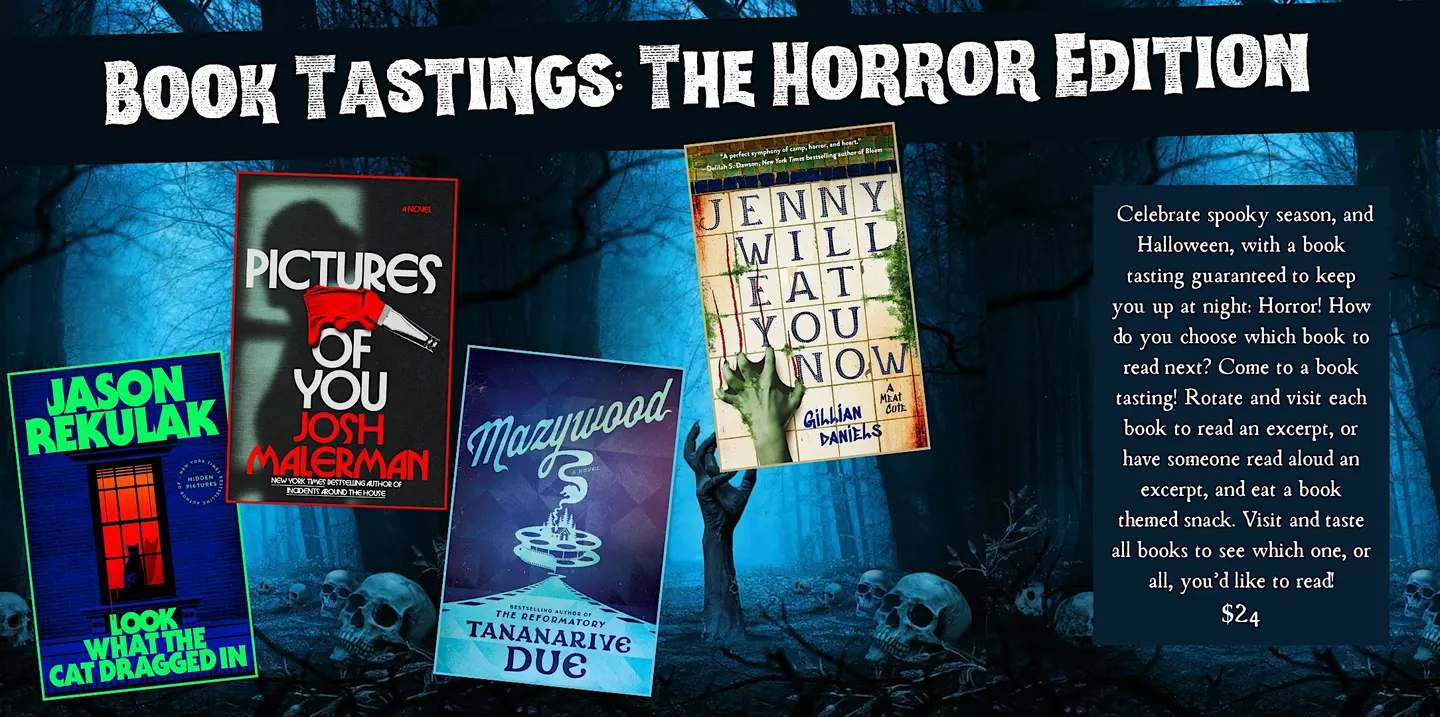 Book Tastings: The Horror Edition