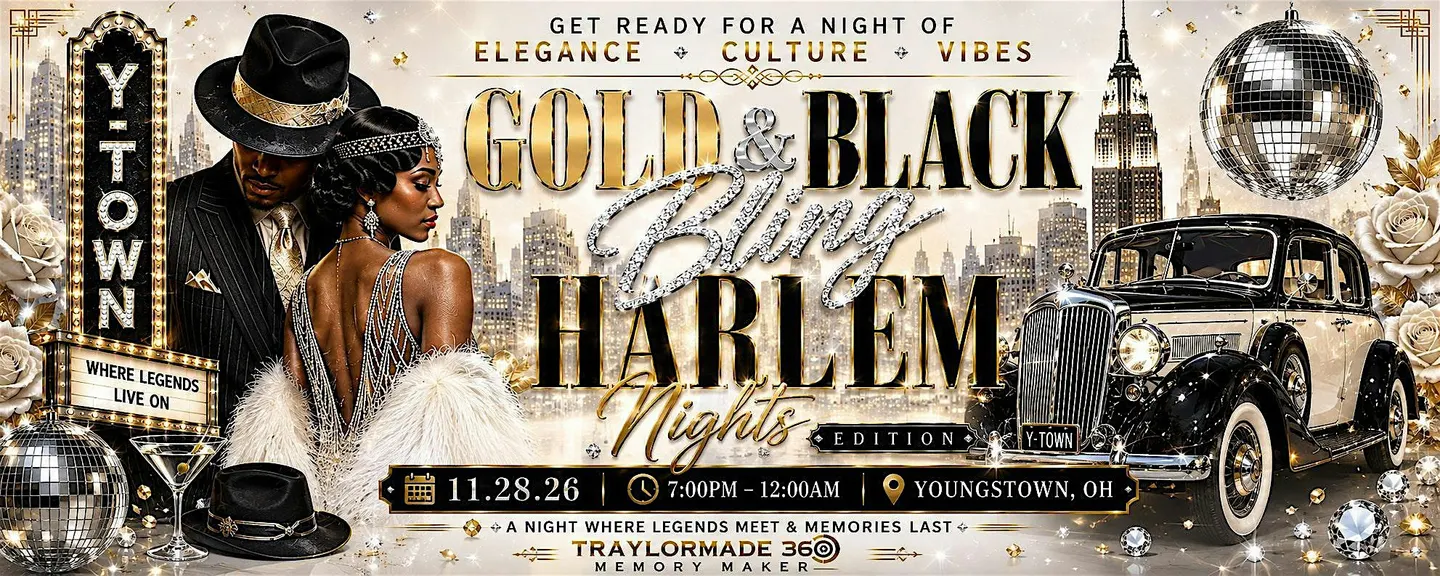 Gold, Black and Bling TM360 Harlem Nights Edition