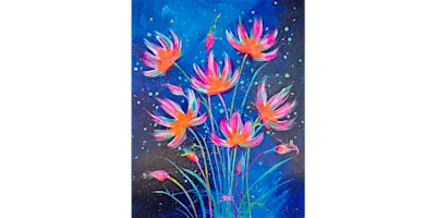 Floral Fireworks - Paint and Sip in Houston | Classpop!™