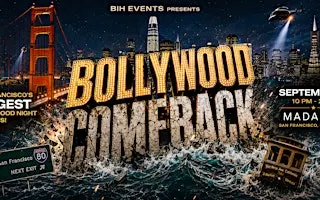 Bollywood Night at Madarae SF | Friday, Sept 4