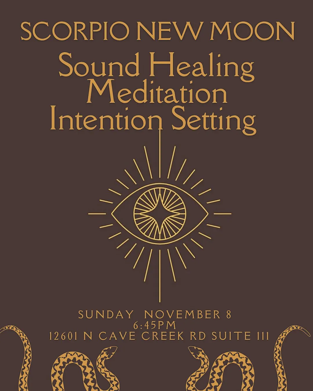 New Moon Sound Healing, Meditation + Intention Setting