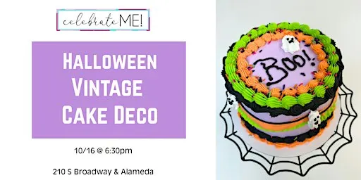 Halloween Vintage Cake Deco