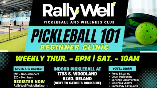 RallyWell Pickleball 101 Clinics