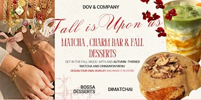 Fall Charm Bar Workshop with Matcha & Cinnamon Rolls | DOV & Company