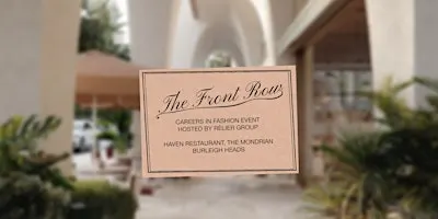 THE FRONT ROW: Careers in Fashion Breakfast Event