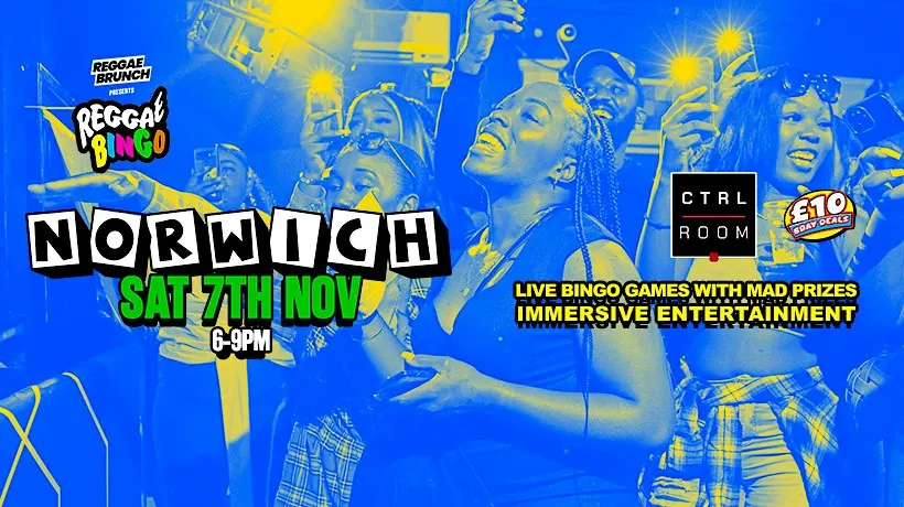 Reggae Bingo - Norwich - Sat 7th Nov