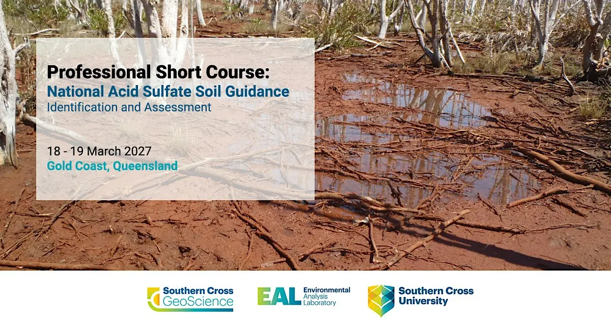 Professional Short Course: National Acid Sulfate Soils Guidance March 2027