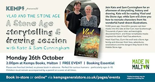 VLAD AND THE STONE AGE A Stone Age storytelling and drawing session