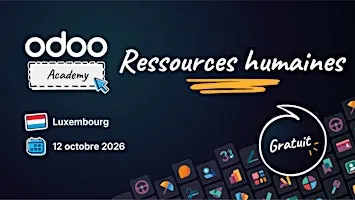 Odoo Academy Ressources Humaines - Luxembourg