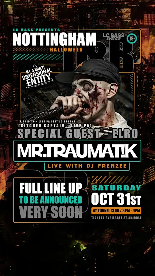 Mr Traumatik UK TOUR ft ELRO
