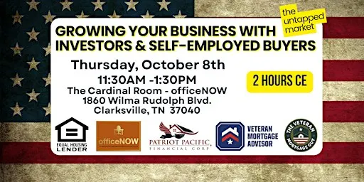 Grow Your Business with Investors & Self-Employed Buyers