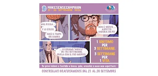 Consulti gratuiti con Otorinolaringoiatra // Make Sense Campaign 2026