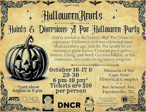 Hallowe'en Revels - "Haints & Diversions: A Poe Halloween Party"