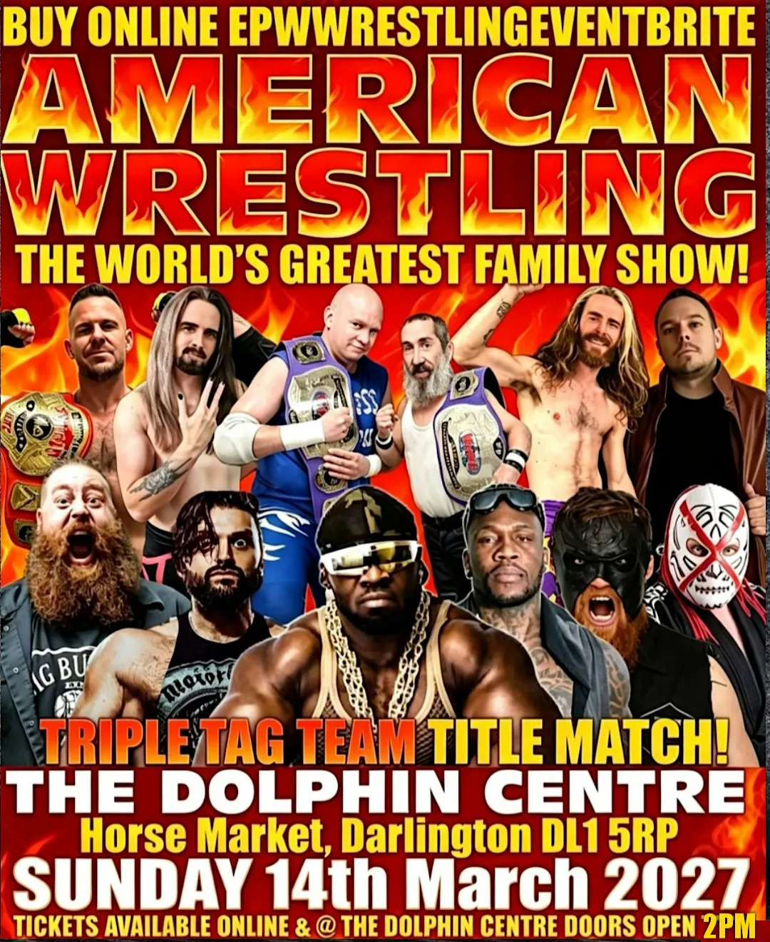 AMERICAN WRESTLING EPW DARLINGTON