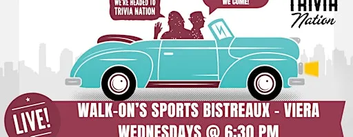 General Knowledge Trivia at Walk On's Sports Bistro Viera - $100 in prizes!