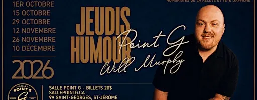 Soirée humour Point G