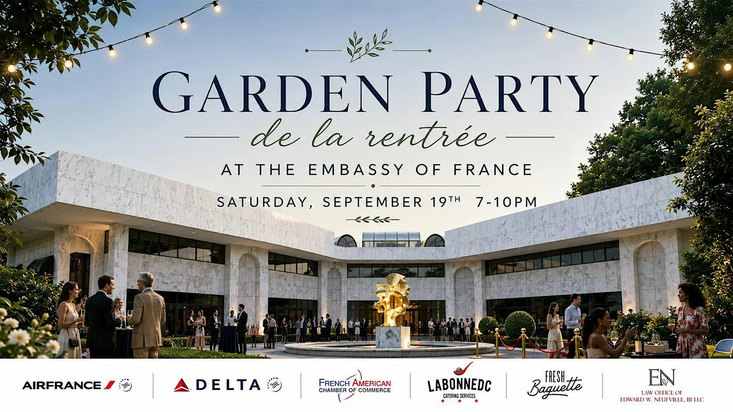 Embassy of France - Garden Party | de la Rentrée