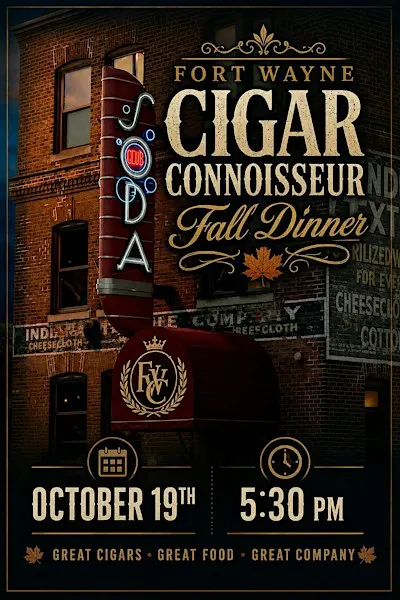 Fort Wayne Cigar Connoisseurs Club Dinner at Club Soda