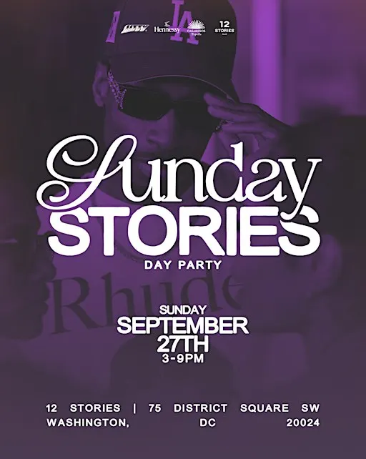 Sunday Stories Day Party at 12 Stories Rooftop | Sun. Sept 27th