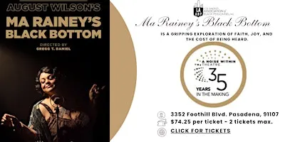 August Wilson's Ma Rainey's Black Bottom