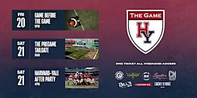 Harvard Yale Weekend All Access