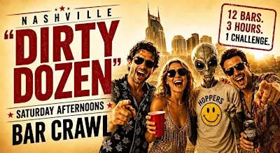 Nashville Dirty Dozen: 12-Stop Broadway Bar Crawl Challenge