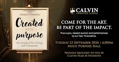 Created with Purpose: An Evening of Art, Giving and Community