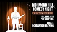 Richmond Hill Comedy Night!! Live Standup Comedy Show