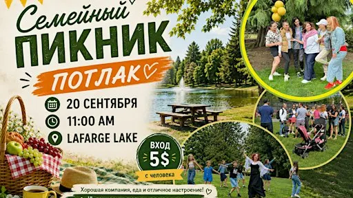 Семейный пикник-потлак
