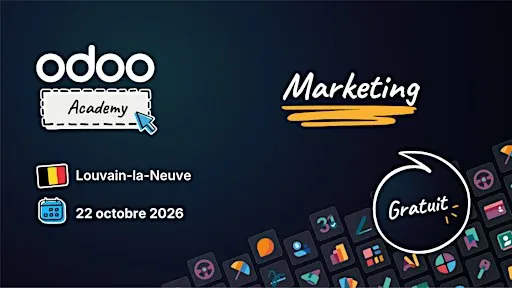 Odoo Academy Marketing - Louvain-la-Neuve