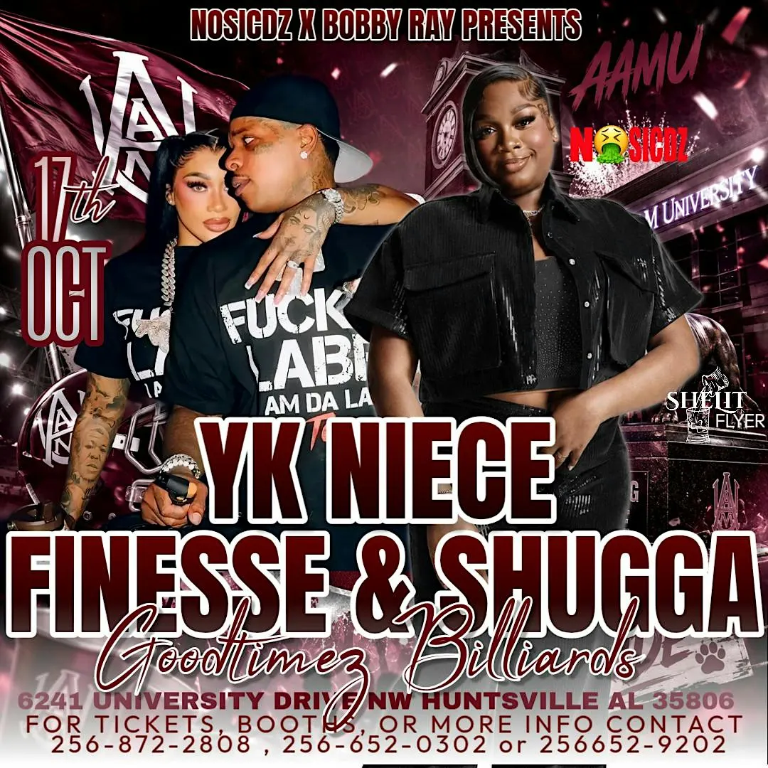 YK Niece , Finesse 2Tymez & Shugga
